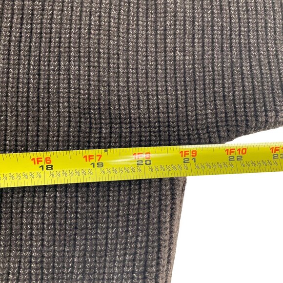 Universal Standard better than wool dolman sleeve Brown Ribbed Sweater 4XS 00 - Picture 9 of 12